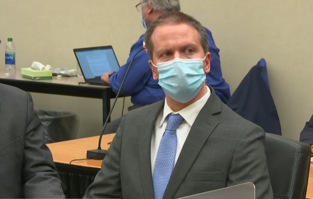 Derek Chauvin listens to guilty verdicts 