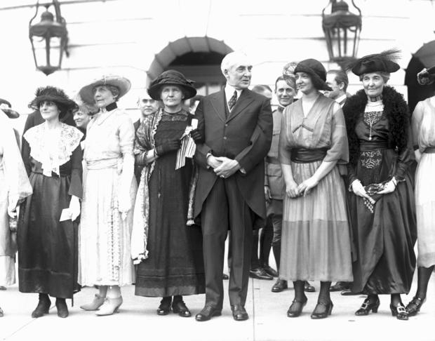 Marie Curie with President Warren Harding 