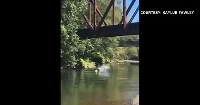 Investigation after video shows 4yearold tossed off bridge CBS News
