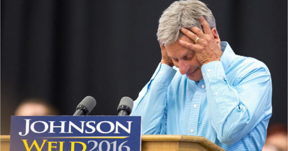 Who is Gary Johnson? What is Aleppo? - CBS News