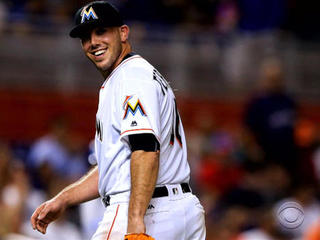 Mourners attend the funeral for Miami Marlins pitcher Jose