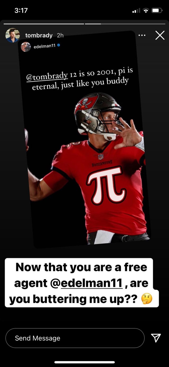 Tom Brady Instagram story 