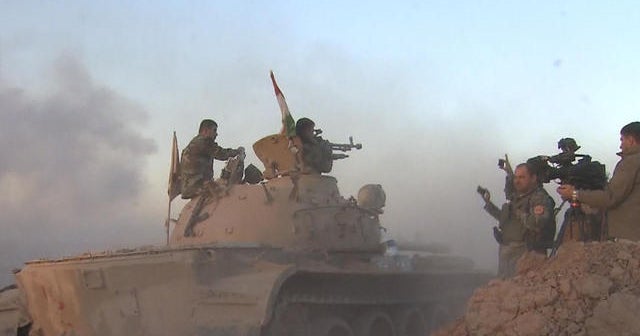 U.S. forces back Iraq army's major offensive against ISIS - CBS News