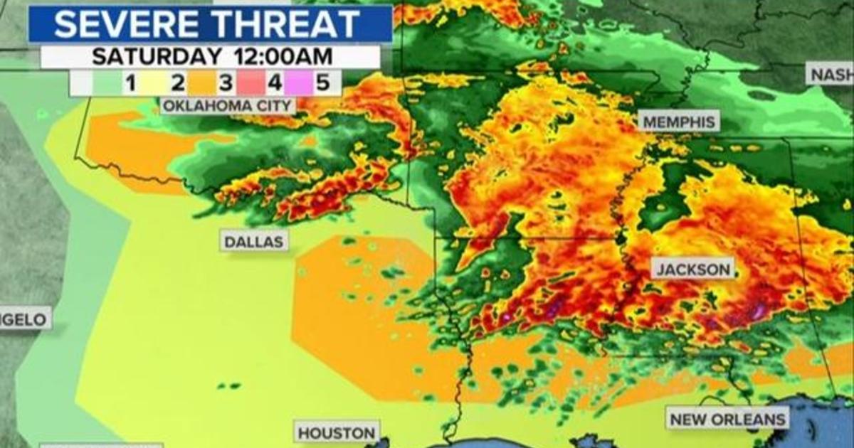 Severe Storms Threaten Millions Across Southern Us Cbs News 6195