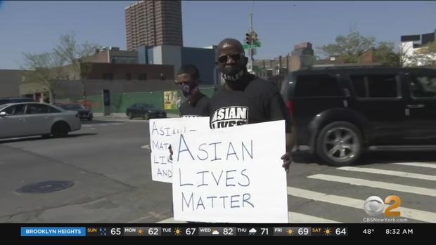east harlem asian lives matter march fan 