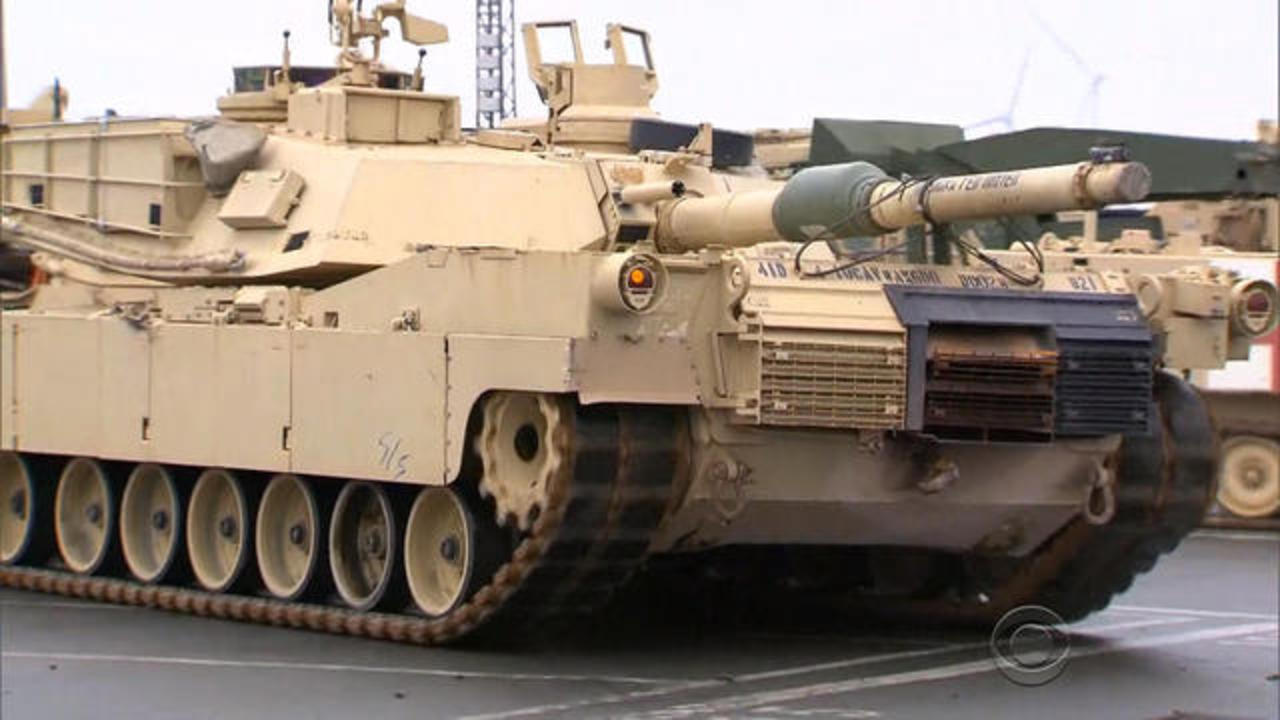 Abrams Main Battle Tanks Deployed to Poland Wearing “Local” Camo