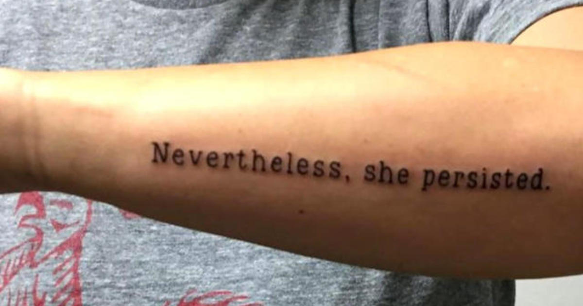 Elizabeth Warren Is a Huge Fan of the She Persisted Tattoos  Tattoodo