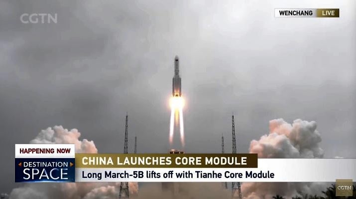 China begins building its own space station with launch of control ...