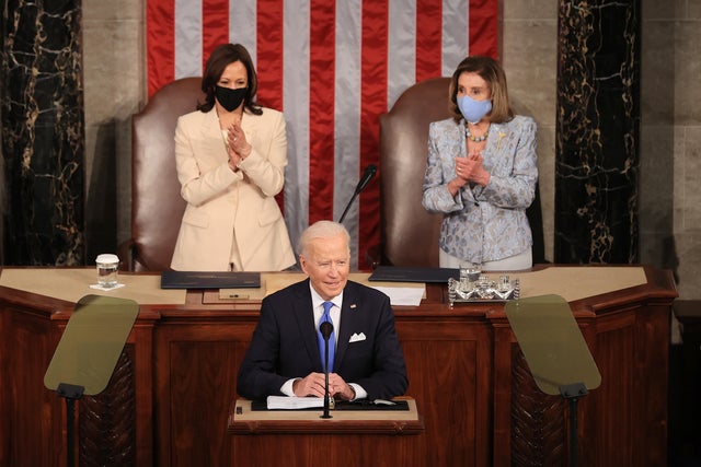 President Biden Delivers First Address To Joint Session Of Congress 