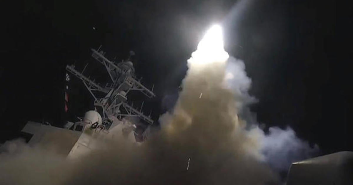 U.S. missiles hit Syria air base behind chemical attack - CBS News