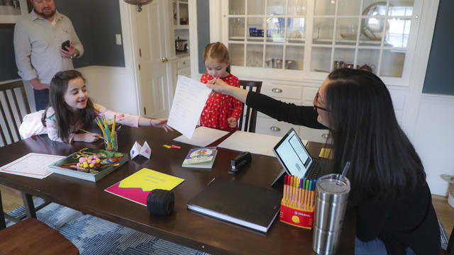 Families Work and Learn Together at Home 
