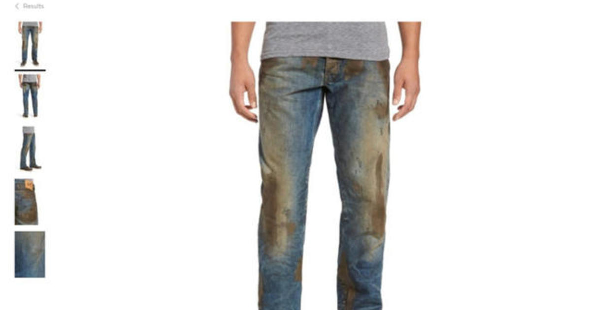 For $425, Nordstrom will sell you a pair of dirty jeans - CBS News