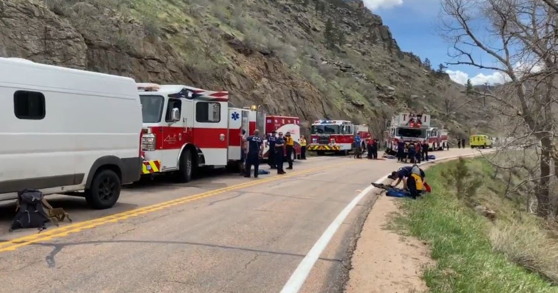2 People Rescued From Overturn Raft In Poudre Canyon CBS Colorado