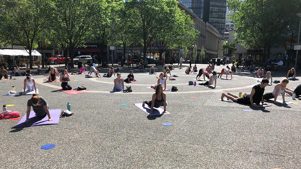 Yoga in the Square 