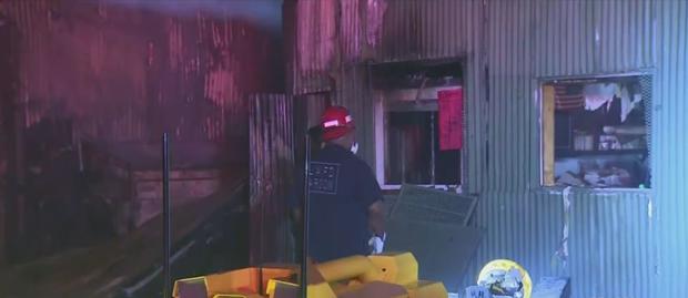 One Dead After Greater-Alarm Fire Rips Through Commercial Building In South LA 