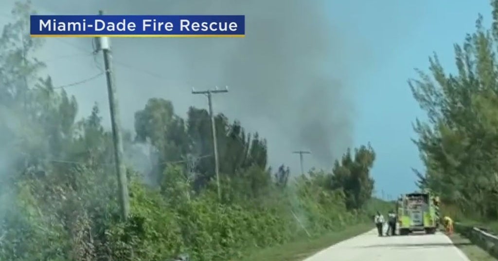 Progress Made In Battling SW Dade Brush Fire, Card Sound Road Reopened ...