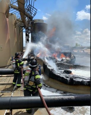 Brighton oil fire 1 (BFR) 