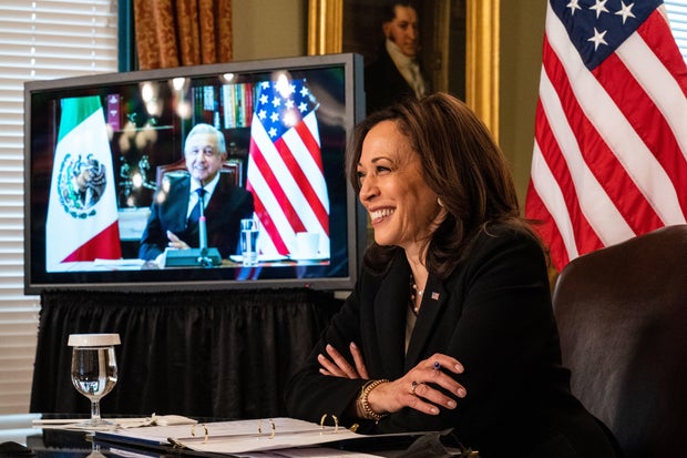 Vice President Kamala Harris Meets Virtually with Mexican President Andrés Manuel López