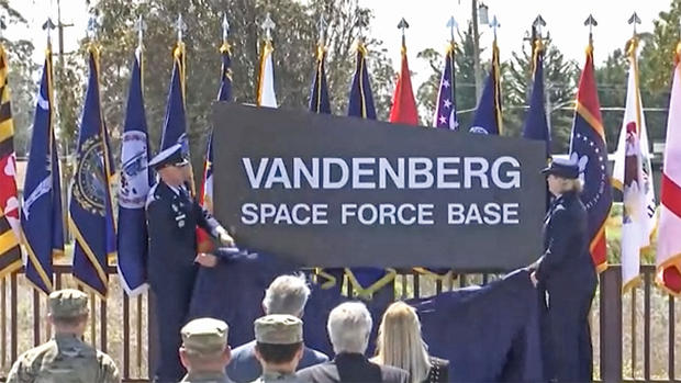 Vandenberg Space Force Base Sign 