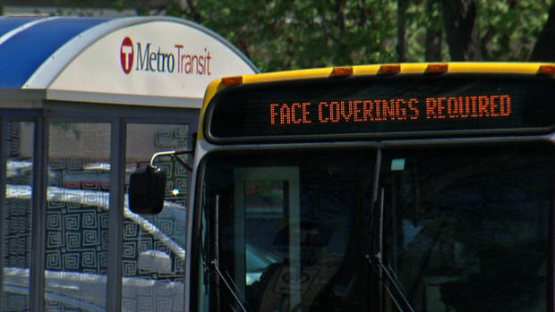 Metro Transit Face Mask Sign 