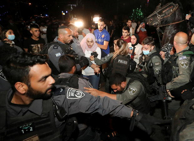FILE PHOTO: Jerusalem clashes ahead of court case on Palestinians' eviction 