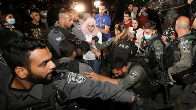 FILE PHOTO: Jerusalem clashes ahead of court case on Palestinians' eviction 