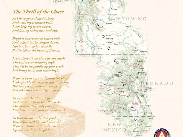 Forrest Fenn measure map