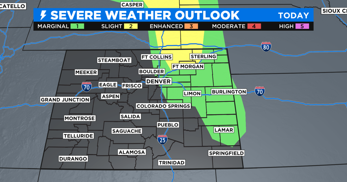 Colorado Weather: Isolated Severe Storms Possible Thursday Afternoon ...