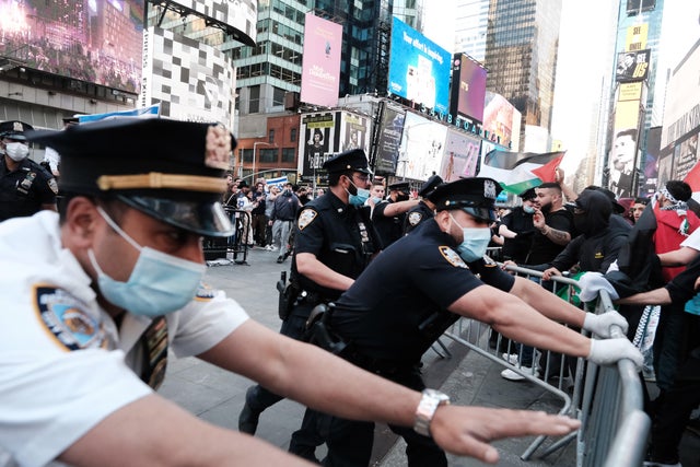 Rally In Support Of Israel Held In Times Square 