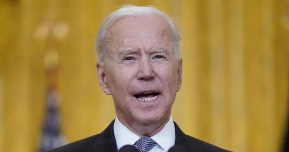 President Biden Praises Cease-fire In Middle Eastern Conflict - CBS News