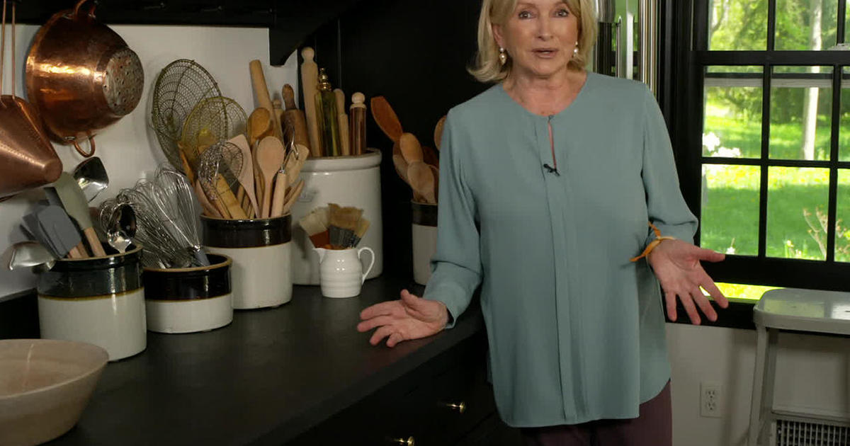Martha Stewart's re-envisioned kitchen.