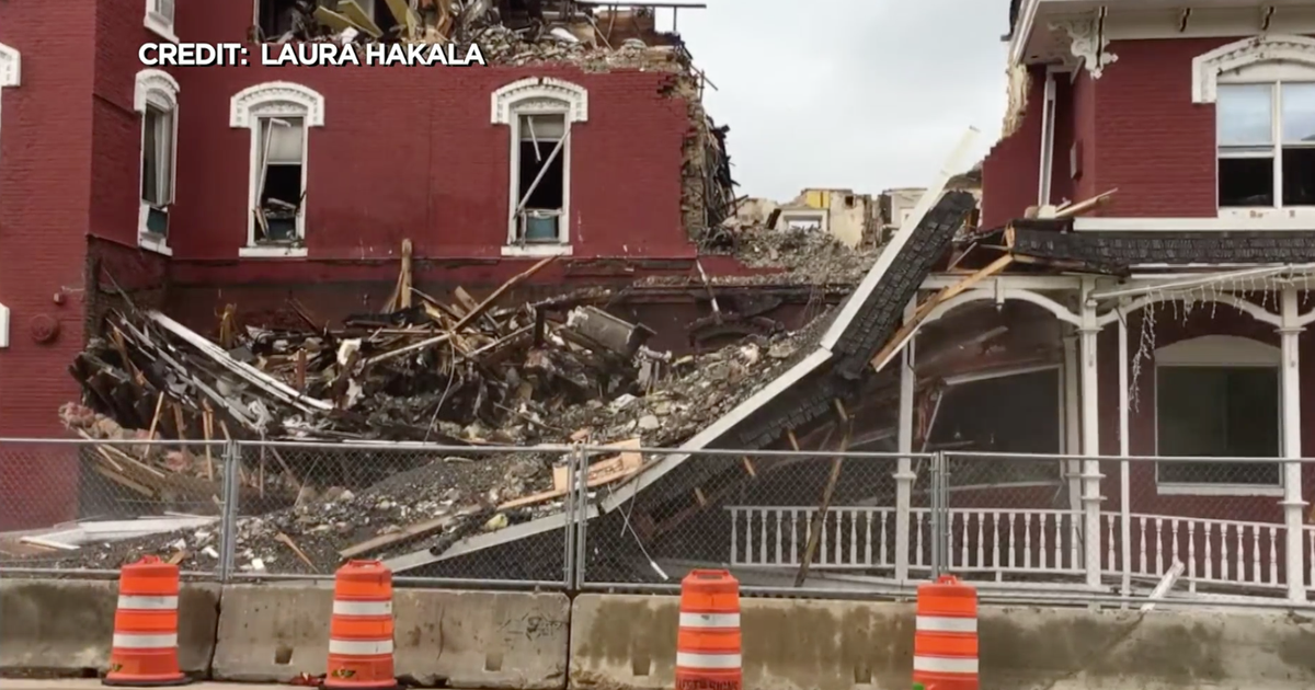 Part Of Archer House In Northfield Collapses Six Months After Fire