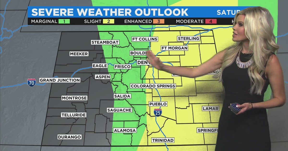 Denver Weather: Severe Storms Possible This Weekend - CBS Colorado