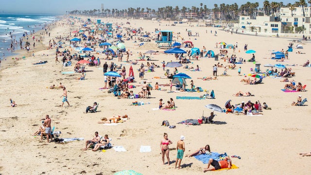 Summer weather warms Southern California as thousands make their way to the beach 