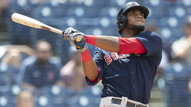 Franchy Cordero working to transition to first base with Worcester