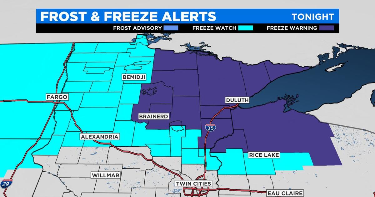 As June Approaches, Parts Of Minnesota Are Under Frost Alert - Cbs 