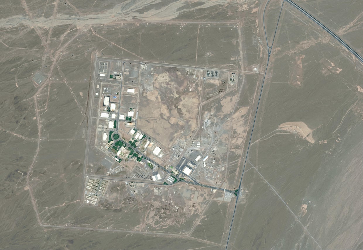 NATANZ FUEL ENRICHMENT PLANT, IRAN -- DECEMBER 24, 2013: Maxar satellite imagery of the Natanz hardened Fuel Enrichment Plant in Iran.