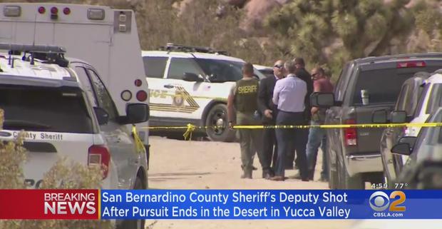 San Bernardino Deputy Shot Yucca Valley 