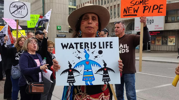 Winona LaDuke Line 3 Pipeline Protest 