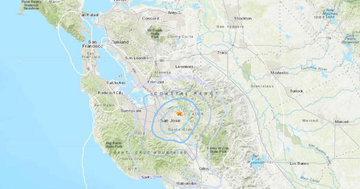 3.6 Magnitude Earthquake Shakes San Jose, South Bay CBS San Francisco