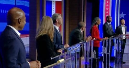 NYC Democratic mayoral candidates meet in person in fiery debate - CBS News