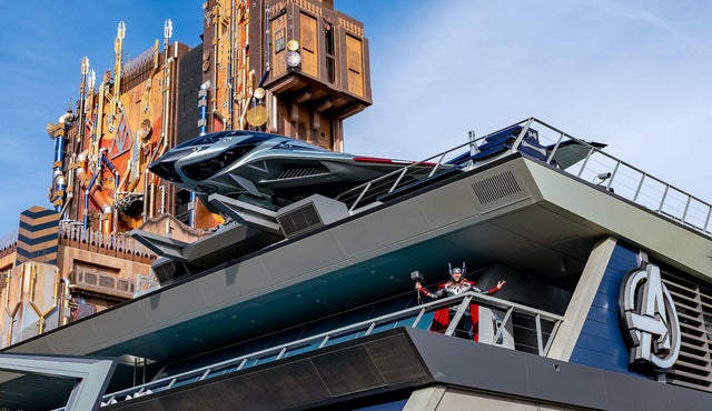 Thor at Avengers Campus 