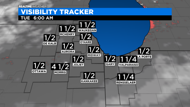 Visibility Tracker 6 a.m. Tuesday: 06.07.21 