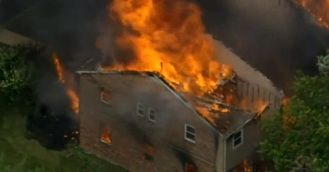 Suspect missing after Pennsylvania homes destroyed in fire - CBS News