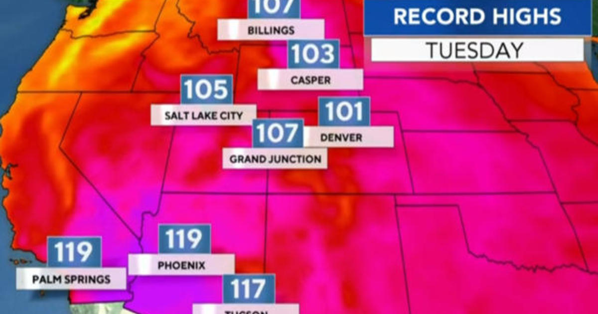 Dangerous Heat Wave Scorches Western States Cbs News