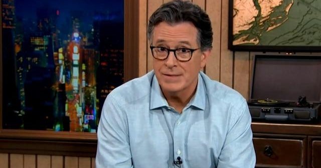 Live audience returns to Stephen Colbert's show - CBS News