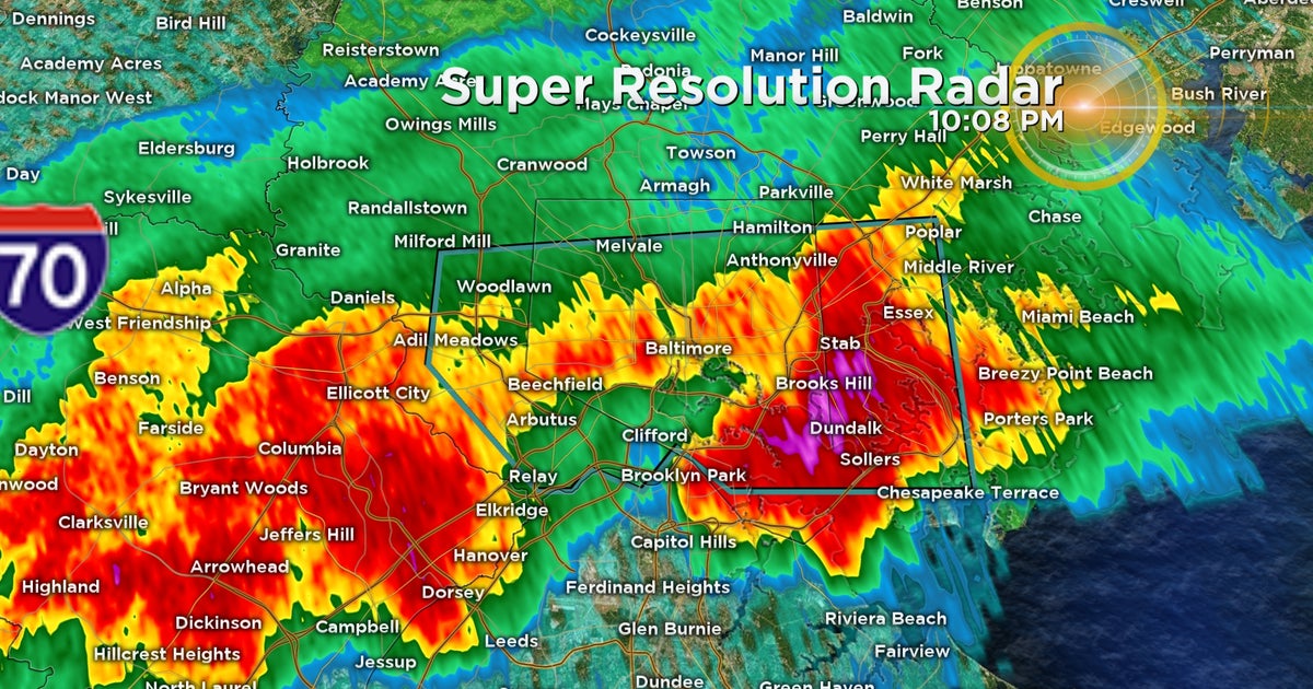 Maryland Weather Severe Thunderstorm & Flood Warnings Issued For Parts Of Maryland CBS Baltimore