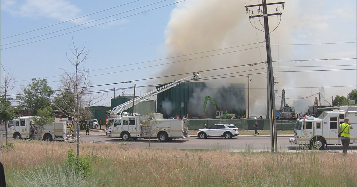 Firefighters Rush To Fire Burning At Recycling Plant With Flames 15 ...