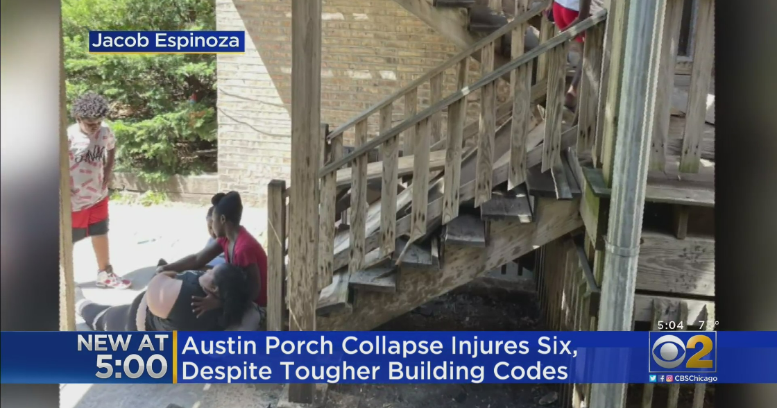 Porch Collapse Left 6 Injured On West Side This Week, But Porch ...