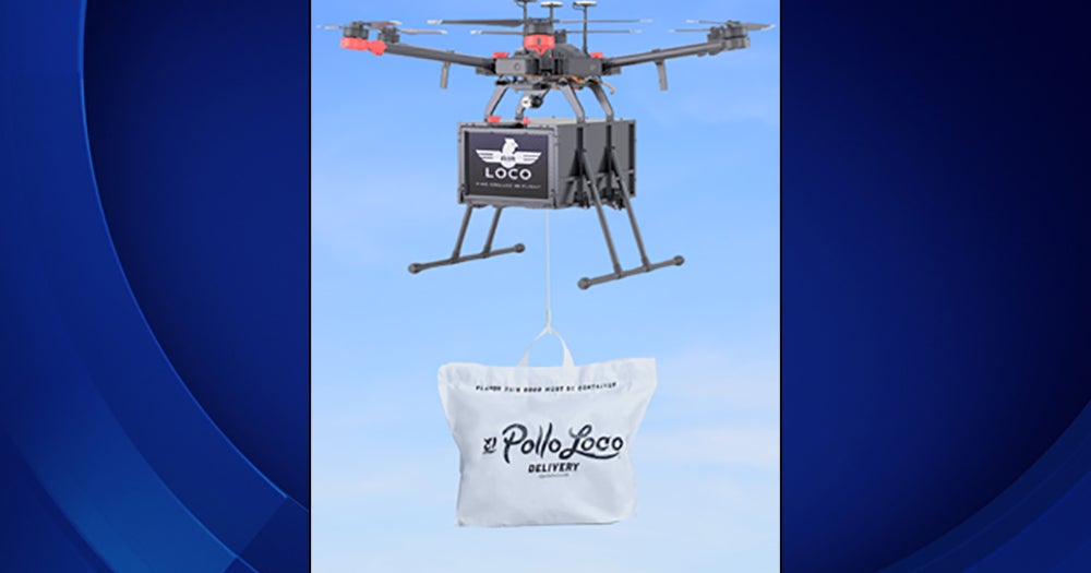El Pollo Loco To Test Drone Delivery Service In Corona CBS Los Angeles